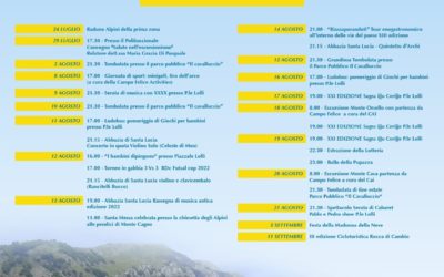 PROGRAMMA ESTATE 2022