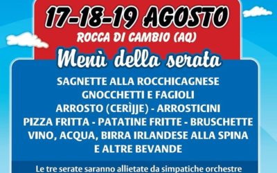 XXI SAGRA IJJU CERIJJE – RINVIATA AL 20 AGOSTO