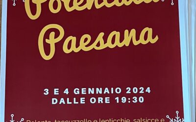Polentata paesana 3 e 4 gennaio 2024